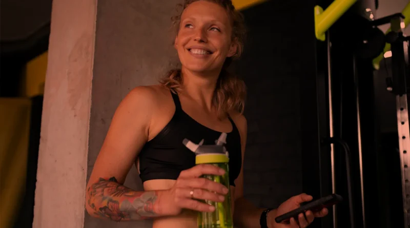 Shake de proteína pós-treino